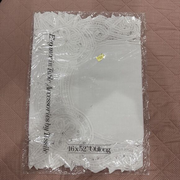 battenburg lace table runner 16” X 52” New in package - Picture 1 of 4